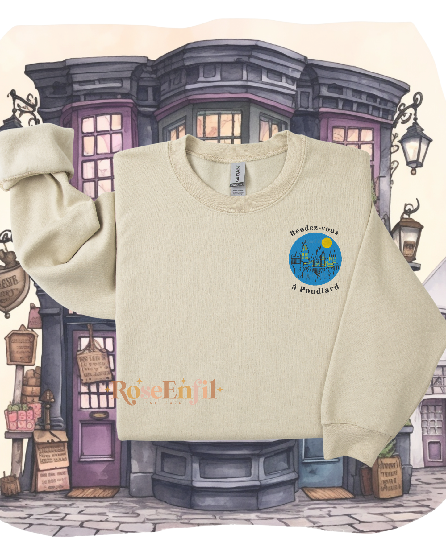 Rendez-vous à l'école de magie - Collection Broderie magique - Plusieurs couleurs